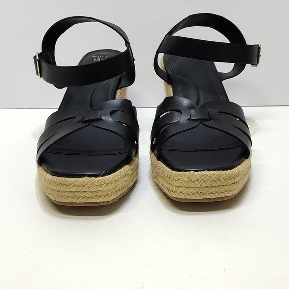 Time and Tru Espadrille Wedge Sandal Strappy Adjustable Ankle Strap Size 11 NWOT - Picture 5 of 11